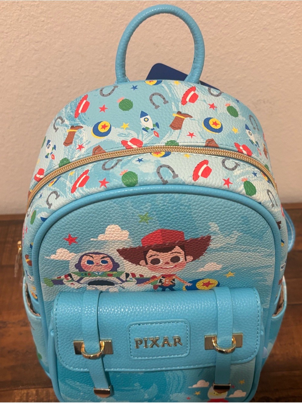 Wonda Pop x Toy Story Light Blue Kids Mini Backpack - Picture 9 of 11